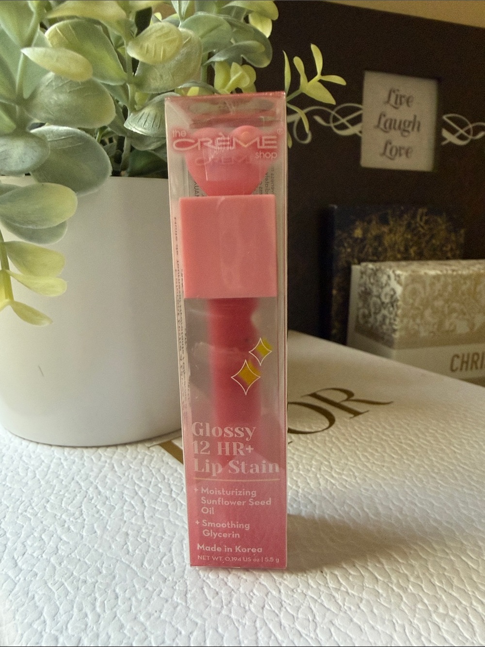 The Crème Shop Glossy 12 HR+ Lip Stain - Pink